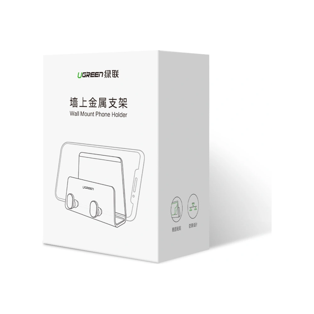 Hurtownia GSM - Uchwyt ścienny UGREEN LP193 do smartfona tabletu czarny - UGR1298BLK - {ean13} - Hurt