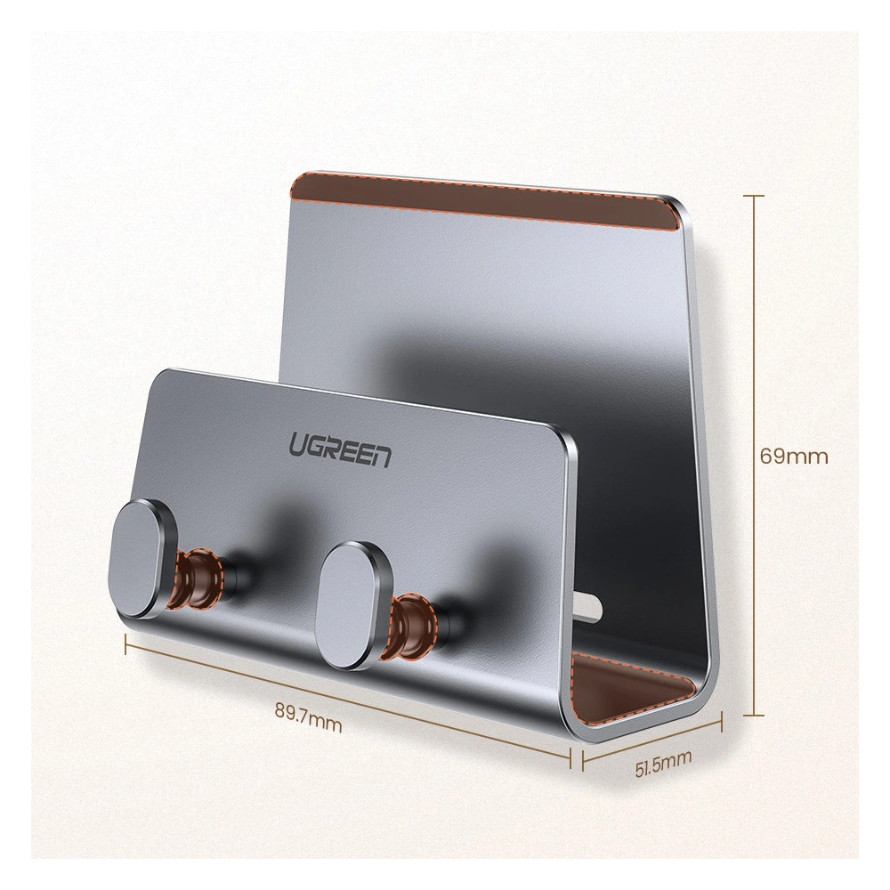 Hurtownia GSM - Uchwyt ścienny UGREEN LP193 do smartfona tabletu czarny - UGR1298BLK - {ean13} - Hurt