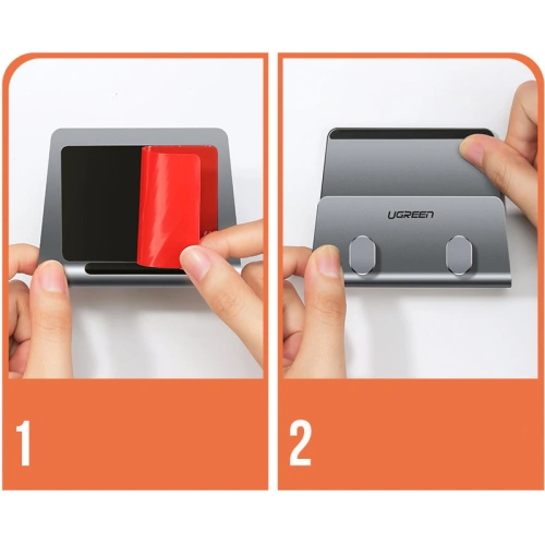 Uchwyt ścienny UGREEN LP193 do smartfona tabletu czarny