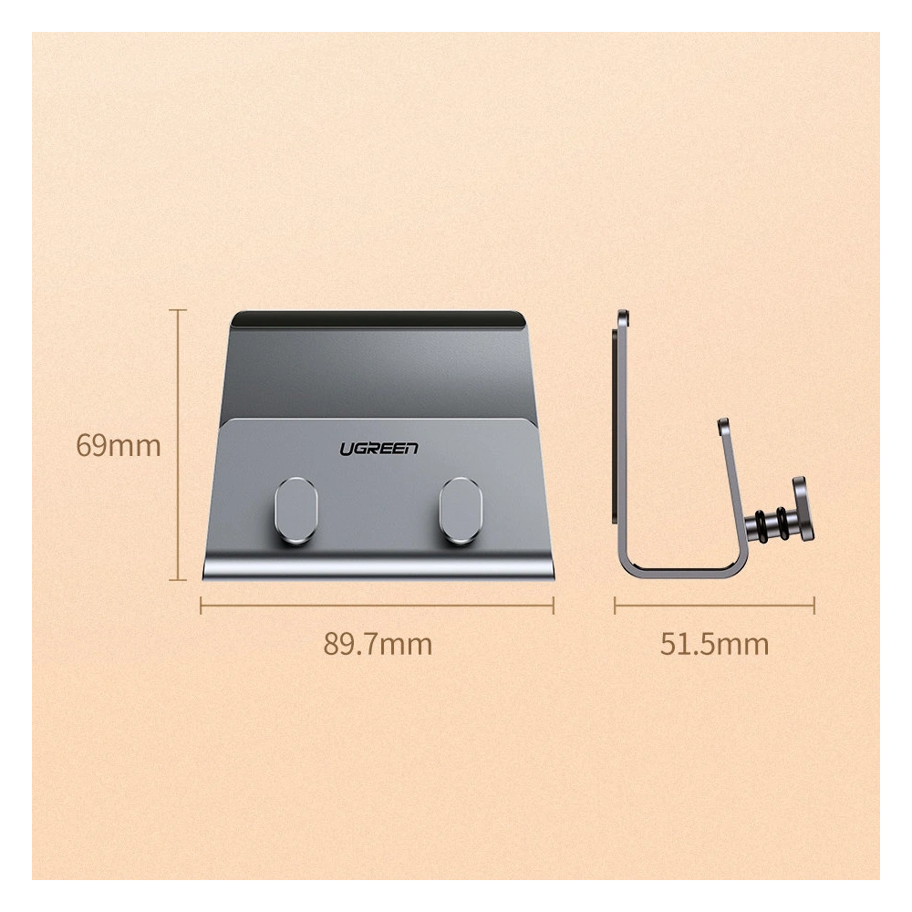 Wholesale UGREEN LP193 metal wall mount for smartphone tablet black - UGR1298BLK - {ean13} - Hurt