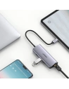 Hurtownia GSM - Adapter HUB UGREEN CM252 USB- C - 3 x USB / Ethernet RJ-45 / microUSB szary - UGR1299GRY - {ean13} - Hurt