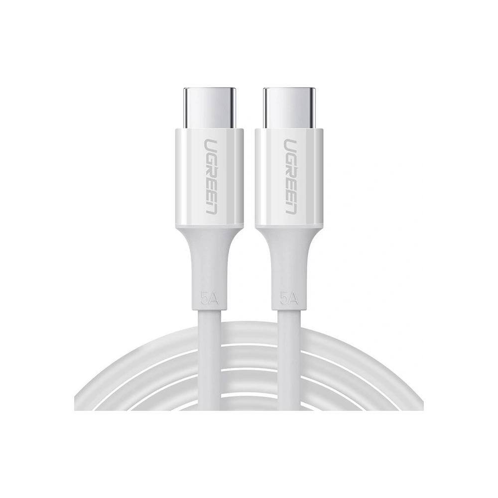 Hurtownia GSM - Kabel UGREEN US300 USB-C - USB-C PD 100W 5A 2m bílý - UGR1300WHT - {ean13} - Hurt