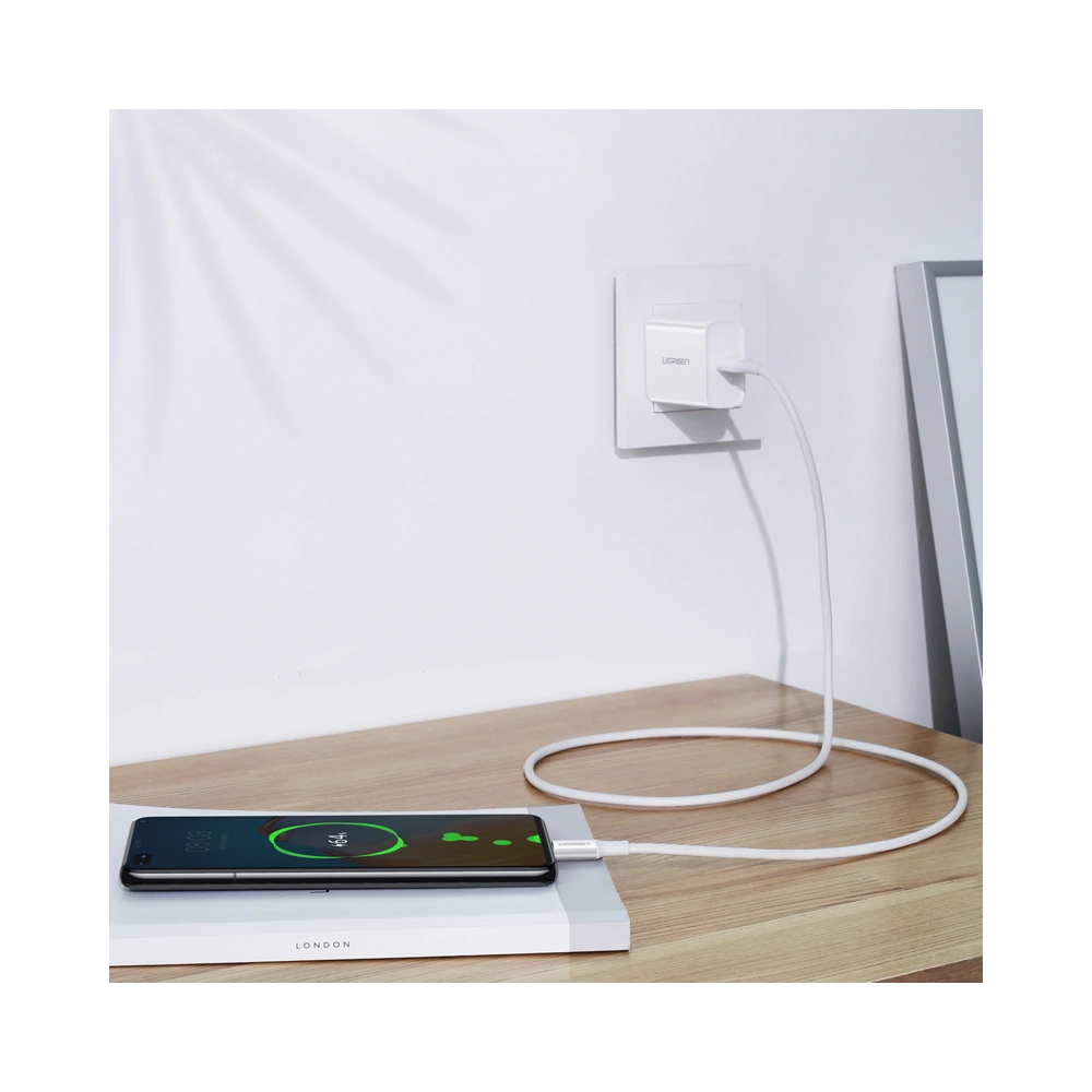Hurtownia GSM - Kabel UGREEN US300 USB-C - USB-C PD 100W 5A 2m bílý - UGR1300WHT - {ean13} - Hurt