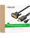 Hurtownia GSM - Konwerter UGREEN MM101 HDMI - VGA z zasilaniem microUSB 1.5m czarny - UGR1301BLK - {ean13} - Hurt