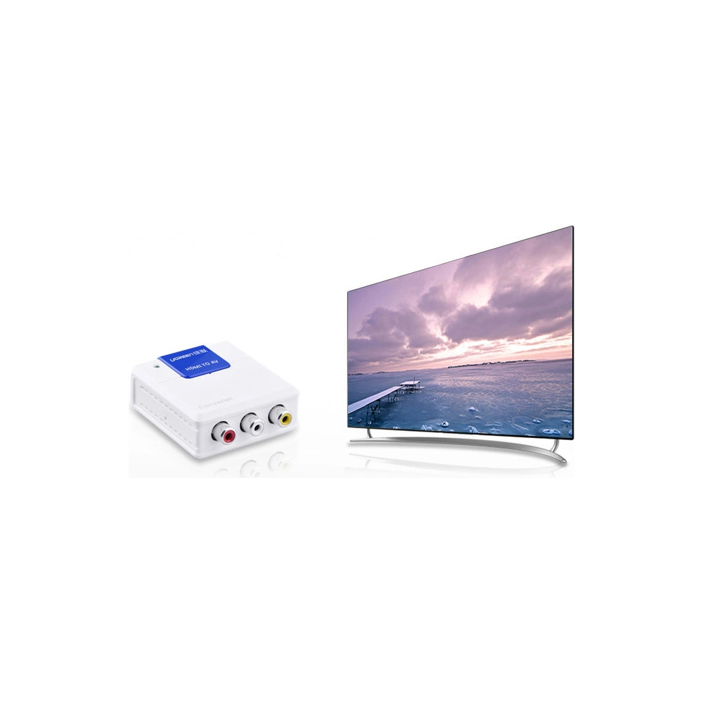 Hurtownia GSM - Konvertor UGREEN HDMI - AV (RCA) bílý - UGR1302WHT - {ean13} - Hurt