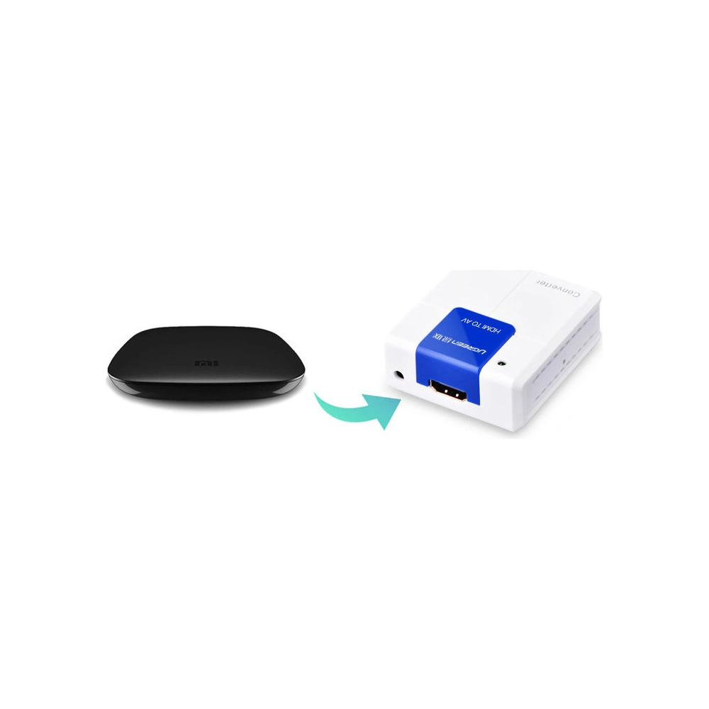 Wholesale UGREEN adapter converter HDMI - AV (RCA) white - UGR1302WHT - {ean13} - Hurt
