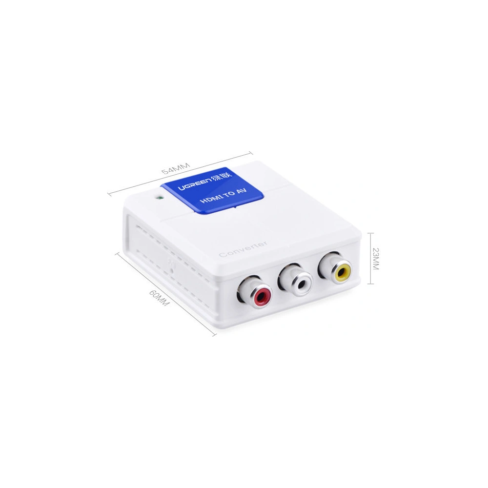 Wholesale UGREEN adapter converter HDMI - AV (RCA) white - UGR1302WHT - {ean13} - Hurt
