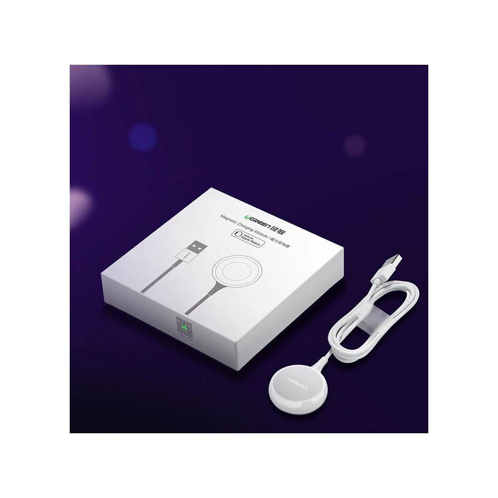 Hurtownia GSM - Bezdrátová nabíječka UGREEN CD177 MFI Qi pro Apple Watch 1m bílá - UGR1304WHT - {ean13} - Hurt