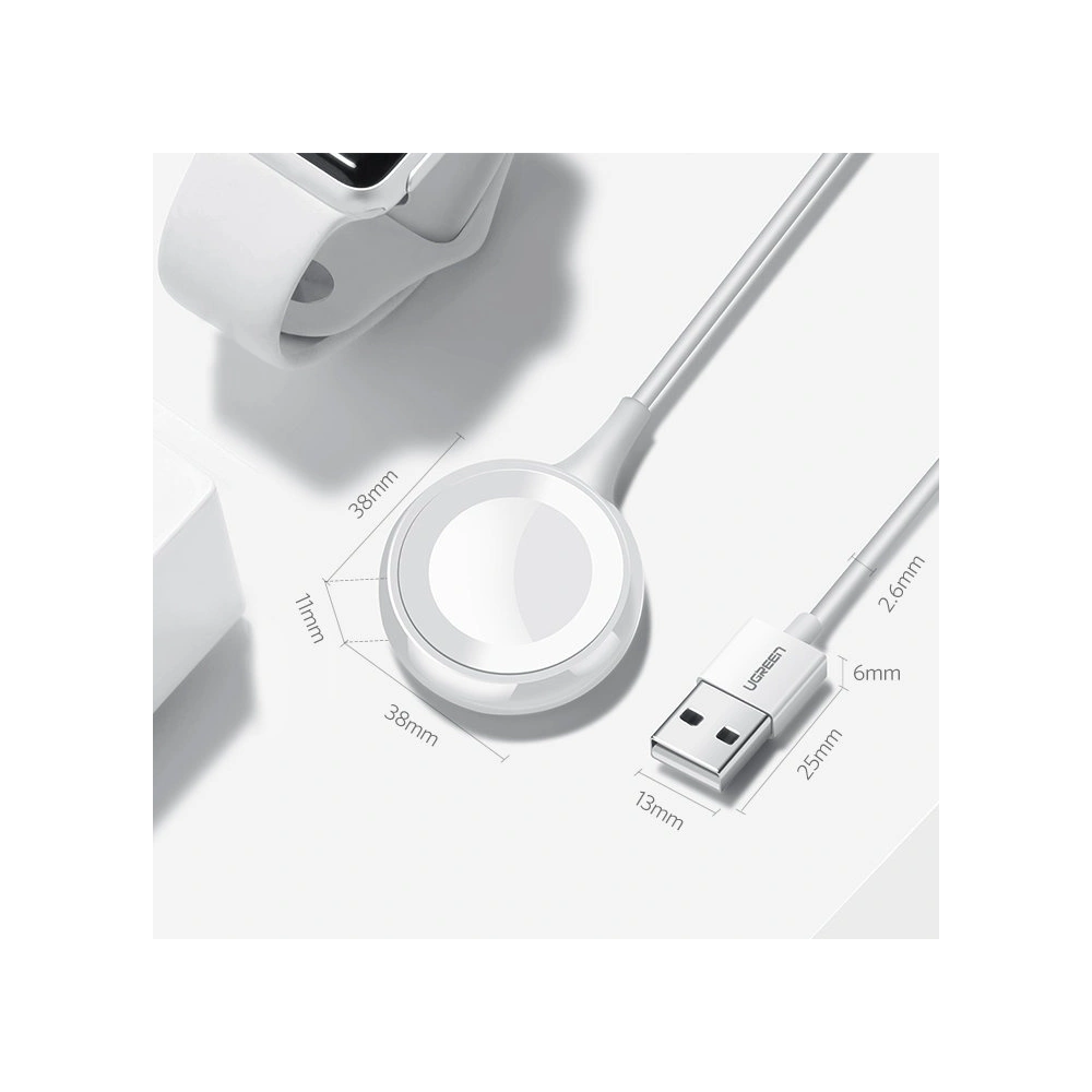 Hurtownia GSM - Bezdrátová nabíječka UGREEN CD177 MFI Qi pro Apple Watch 1m bílá - UGR1304WHT - {ean13} - Hurt