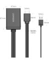 Wholesale UGREEN MM107 unidirectional HDMI adapter (male) - Display Port (female) + USB (for power supply) video adapter 0.5m black - UGR1305BLK - {ean13} - Hurt