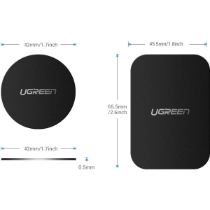 Hurtownia GSM - Metalowe płytki UGREEN LP123 do uchwytów magnetycznych szary - UGR1306GRY - {ean13} - Hurt