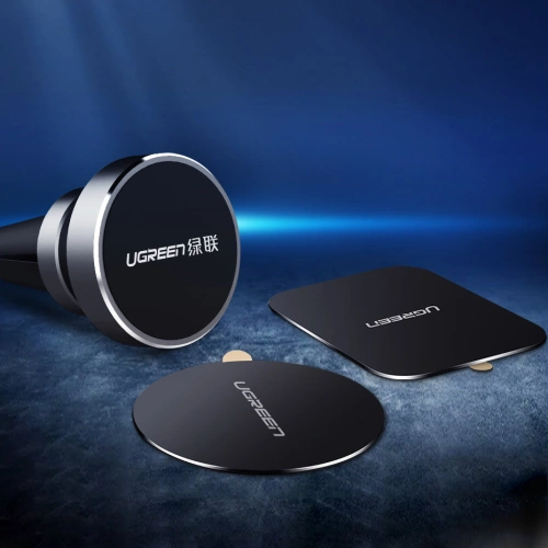 Metalowe płytki UGREEN LP123 do uchwytów magnetycznych szary