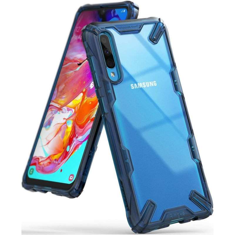 Ringke Fusion-X Samsung Galaxy A70 Space Blue