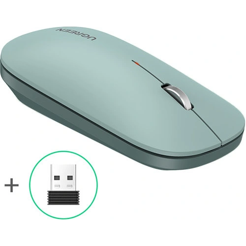 Mysz bezprzewodowa UGREEN MU001 USB zielony