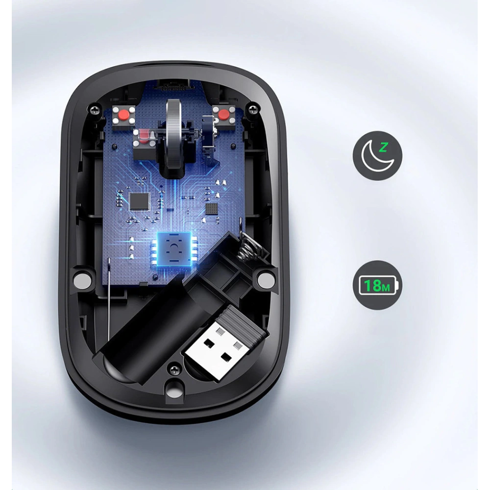 Hurtownia GSM - Mysz bezprzewodowa UGREEN MU001 USB zielony - UGR1309GRN - {ean13} - Hurt