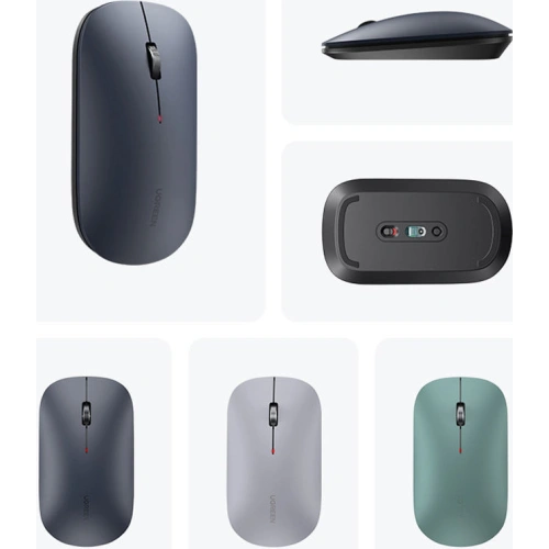Mysz bezprzewodowa UGREEN MU001 USB zielony