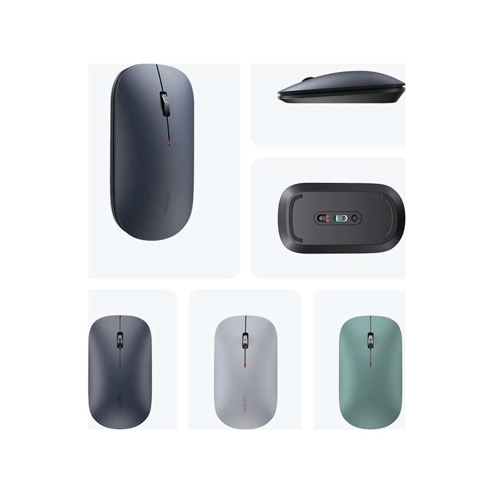 Wholesale UGREEN MU001 handy wireless USB mouse green - UGR1309GRN - {ean13} - Hurt