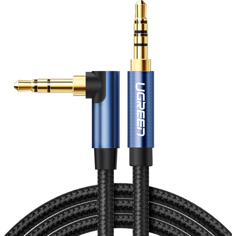 Ugreen Distributor - 6957303861781 - UGR1311BLU - UGREEN AV112 audio cable 2 x mini jack 3.5mm 0.5m blue - B2B homescreen