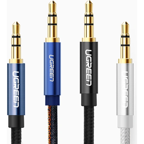 Kabel audio UGREEN AV112 2 x mini jack 3,5mm 0.5m niebieski