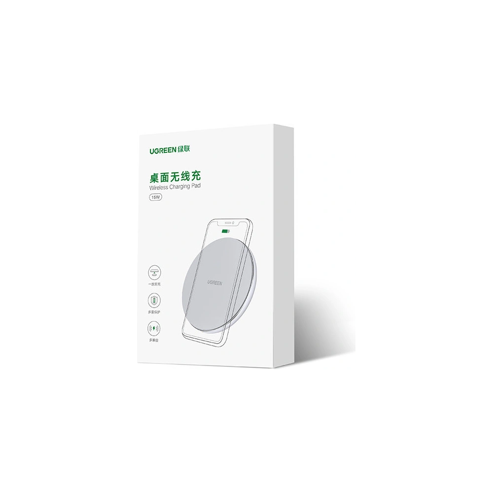 Hurtownia GSM - Bezdrátová nabíječka UGREEN CD191 15W Qi bílá - UGR1312WHT - {ean13} - Hurt