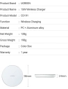 Hurtownia GSM - Bezdrátová nabíječka UGREEN CD191 15W Qi bílá - UGR1312WHT - {ean13} - Hurt