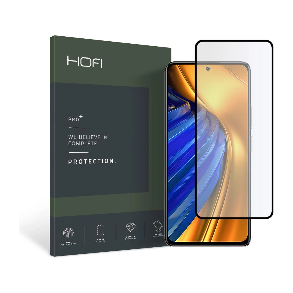 Hurtownia GSM - Tvrzené sklo Hofi Glass Pro+ POCO F4 5G černé - HOFI243BLK - {ean13} - Hurt