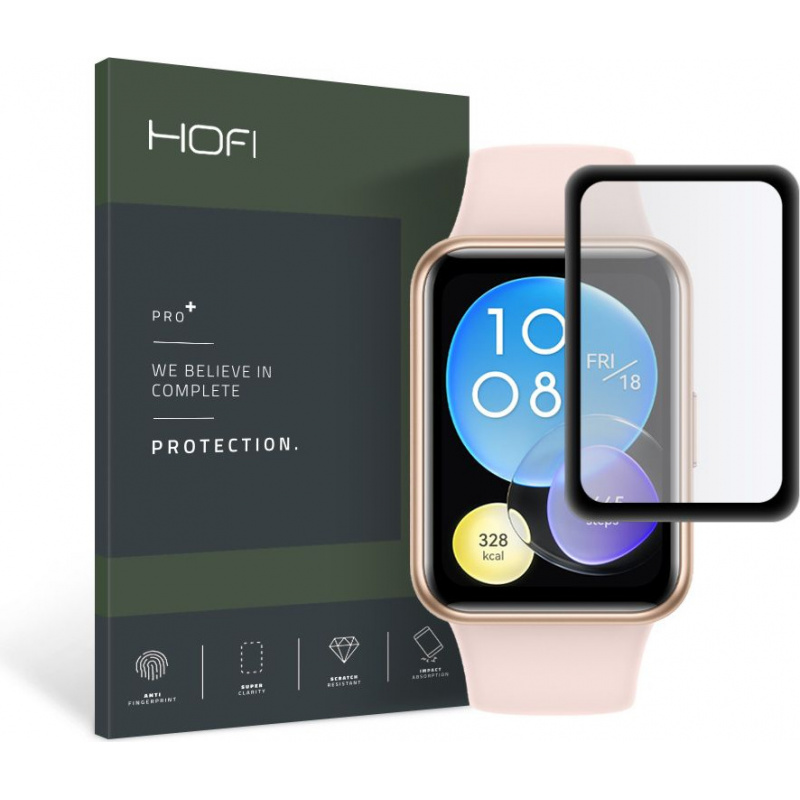 Hurtownia Hofi - 9589046923586 - HOFI244BLK - Szkło hybrydowe Hofi Hybrid Pro+ Huawei Watch Fit 2 Black - B2B homescreen