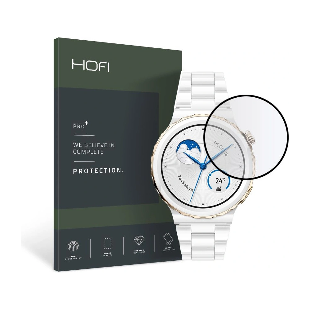 Wholesale Hofi Hybrid Pro+ Huawei Watch GT 3 Pro 43mm Black - HOFI245BLK - {ean13} - Hurt