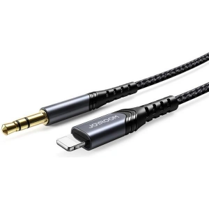 Wholesale Joyroom SY-A02 Lightning - AUX Cable 200cm Black - JYR094BLK - {ean13} - Hurt
