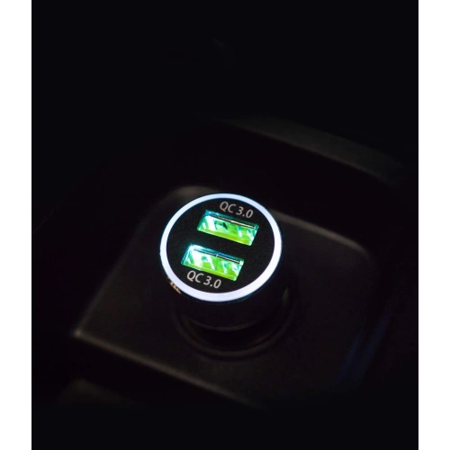 Ładowarka samochodowa Ringke RealX2 2x Quick Charge 3.0 Black