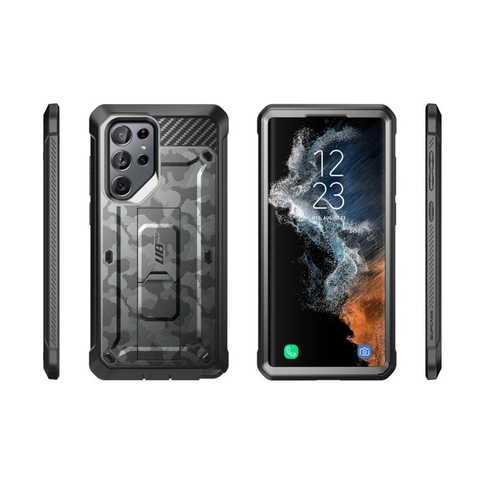 Hurtownia GSM - Etui Supcase Unicorn Beetle Pro Samsung Galaxy S22 Ultra Camo Grey - SPC269CAMGEY - {ean13} - Hurt