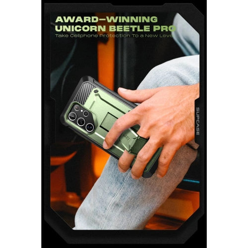 Etui Supcase Unicorn Beetle Pro Samsung Galaxy S22 Ultra Guldan