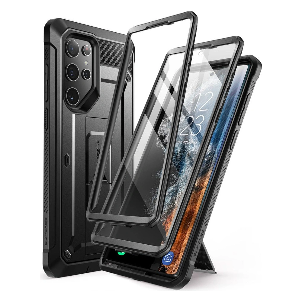 Hurtownia GSM - Etui Supcase Unicorn Beetle Pro Samsung Galaxy S22 Ultra Černá [2 SET] - SPC273BLK - {ean13} - Hurt