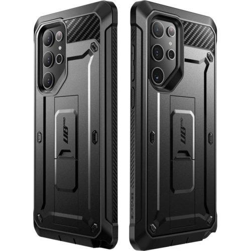 Etui Supcase Unicorn Beetle Pro Samsung Galaxy S22 Ultra Black [2 SET]