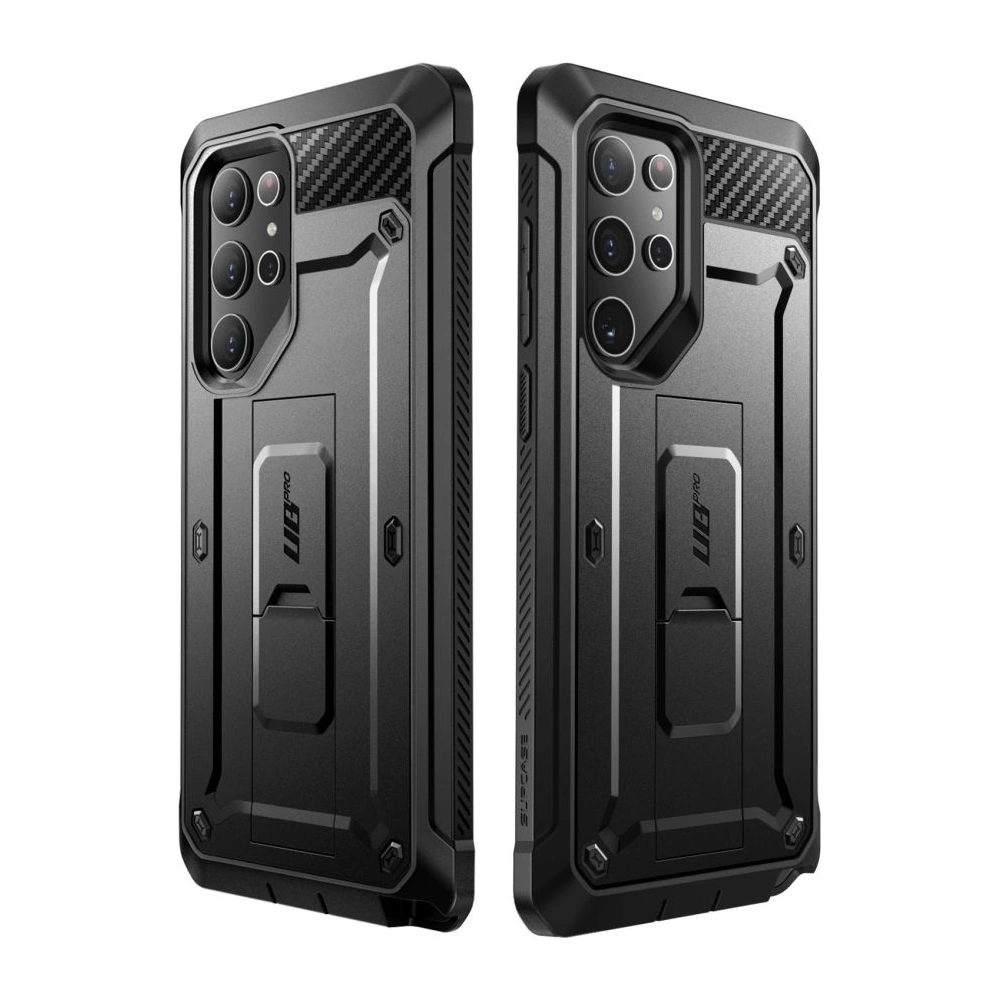 Hurtownia GSM - Etui Supcase Unicorn Beetle Pro Samsung Galaxy S22 Ultra Black [2 SET] - SPC273BLK - {ean13} - Hurt