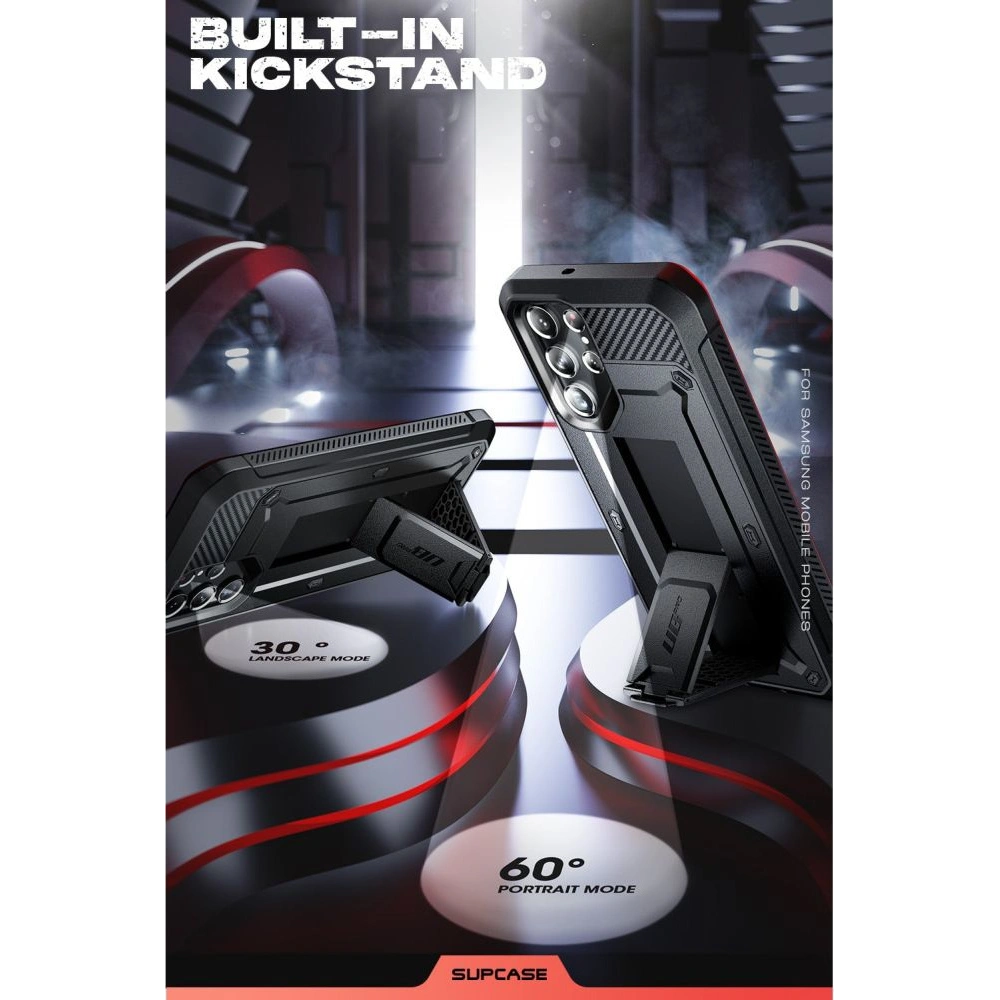 Hurtownia GSM - Etui Supcase Unicorn Beetle Pro Samsung Galaxy S22 Ultra Černá [2 SET] - SPC273BLK - {ean13} - Hurt