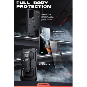Hurtownia GSM - Etui Supcase Unicorn Beetle Pro Samsung Galaxy S22 Ultra Černá [2 SET] - SPC273BLK - {ean13} - Hurt