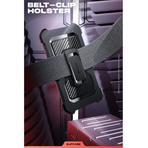 Etui Supcase Unicorn Beetle Pro Samsung Galaxy S22 Ultra Black [2 SET]