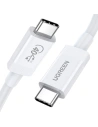Kabel UGREEN USB4 USB-C - USB-C 40Gbps 0.8m (bílý)