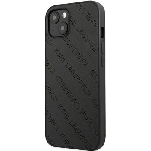 Etui Karl Lagerfeld KLHCP13SPTLK Apple iPhone 13 mini hardcase czarny/black Perforated Allover
