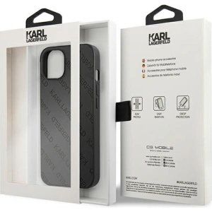 Hurtownia GSM - Etui Karl Lagerfeld KLHCP13SPTLK Apple iPhone 13 mini hardcase czarny/black Perforated Allover - KLD949BLK - {ean13} - Hurt