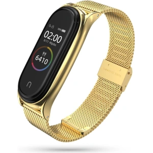 Bransoleta Tech-Protect Milaneseband Xiaomi Mi Band 7 Gold