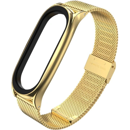 Bransoleta Tech-Protect Milaneseband Xiaomi Mi Band 7 Gold