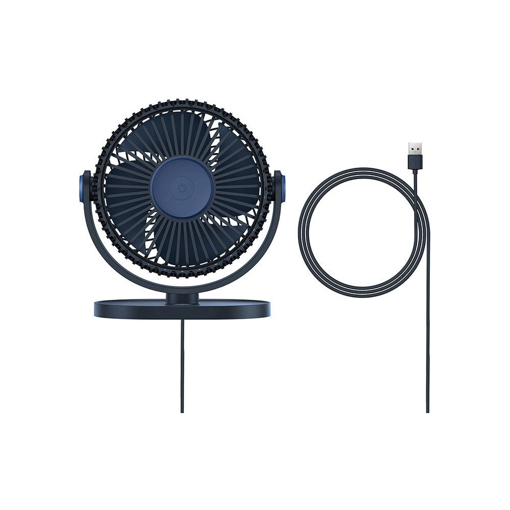Stolní ventilátor Baseus Serenity, USB (modrý)