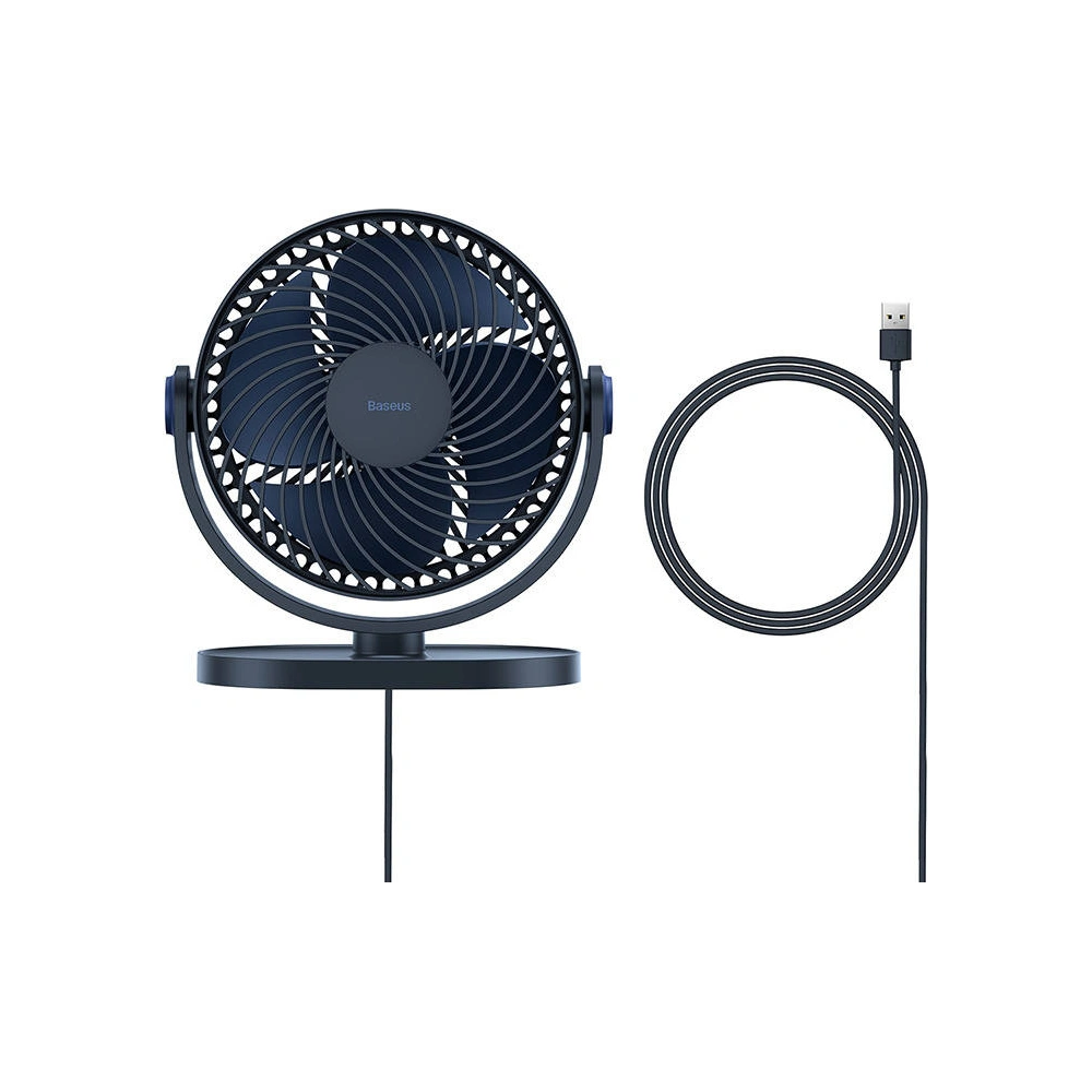 Stolní ventilátor Baseus Serenity, USB (modrý)