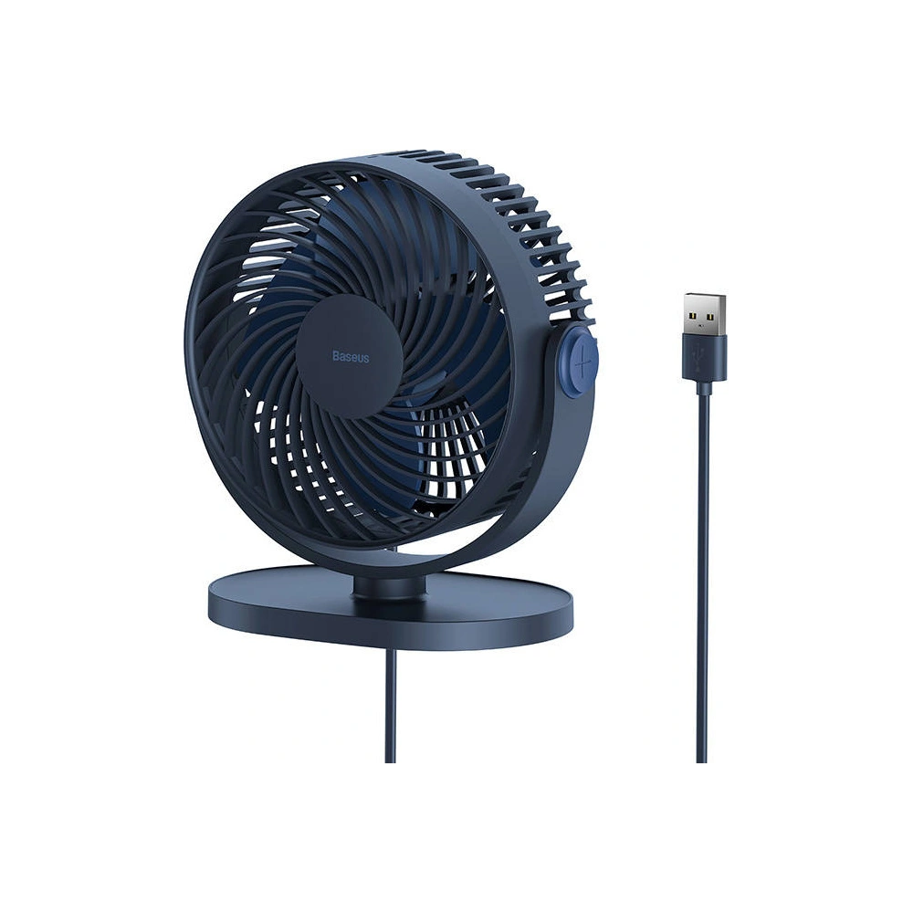 Stolní ventilátor Baseus Serenity, USB (modrý)