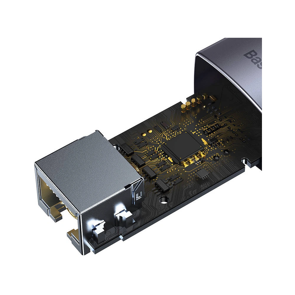 Hurtownia GSM - Adaptér síťový Baseus Lite Series USB na RJ45, 100Mbps (šedý) - BSU3379GRY - {ean13} - Hurt