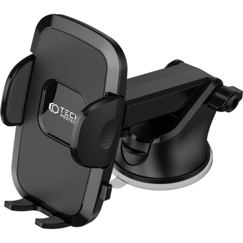 Uchwyt samochodowy Tech-Protect V3 Universal Windshield & Dashboard Car Mount Black