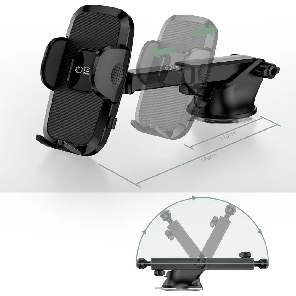 Hurtownia GSM - Upevnění do auta Tech-Protect V3 Univerzální držák na čelní sklo a palubní desku Černý - THP1149BLK - {ean13} - Hurt