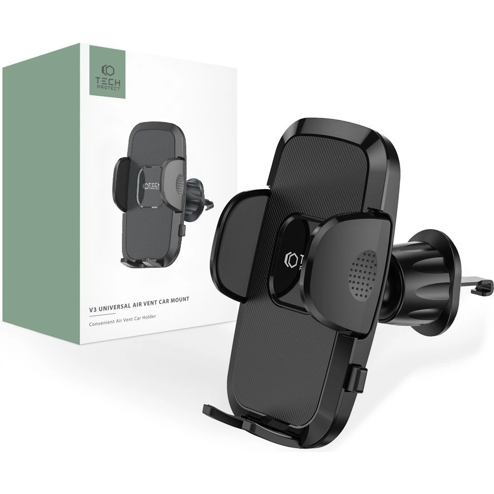 Hurtownia GSM - Uchwyt do auta Tech-Protect V3 Univerzální ventilátorový držák do auta Černý - THP1150BLK - {ean13} - Hurt